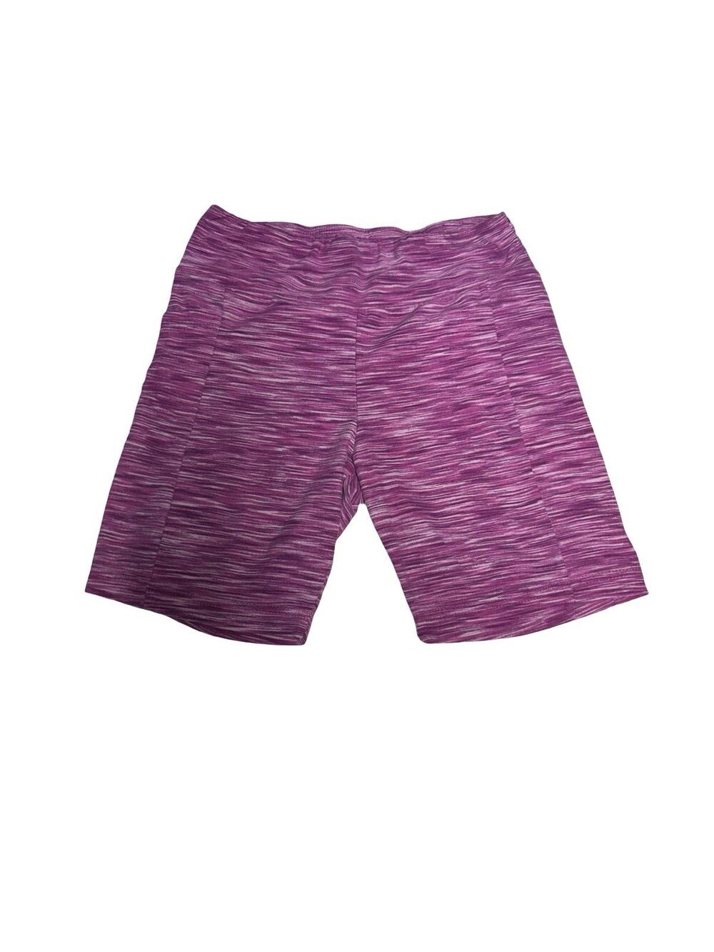 No Boundaries Girls Pink Space Dye Bike Shorts Size S 3-5 Stretch Casual Active